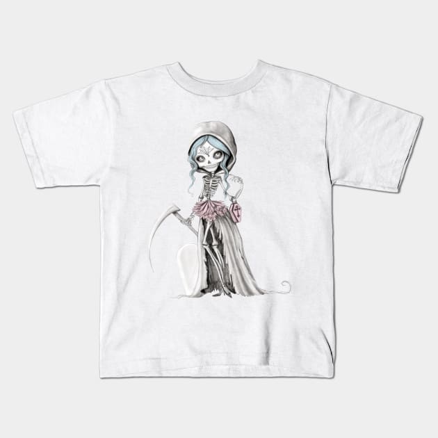 Grim reaper Kids T-Shirt by mapetitepoupee